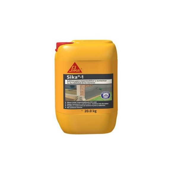 Sika-1 Aditivo Impermeabilizante Para Morteros 20 Kg